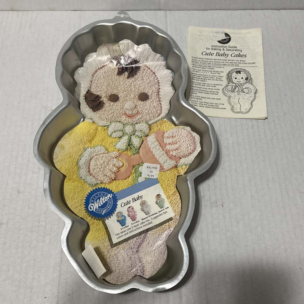 VINTAGE 1994 Wilton CUTE BABY Cake Pan # 2105-8461 NEW